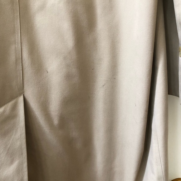 Rare Vtg Union Made Burberry Trench coat in Khaki - Picture 8 of 9